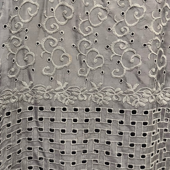 Johnny Was Gray Tunic Sz:M - Picture 12 of 14